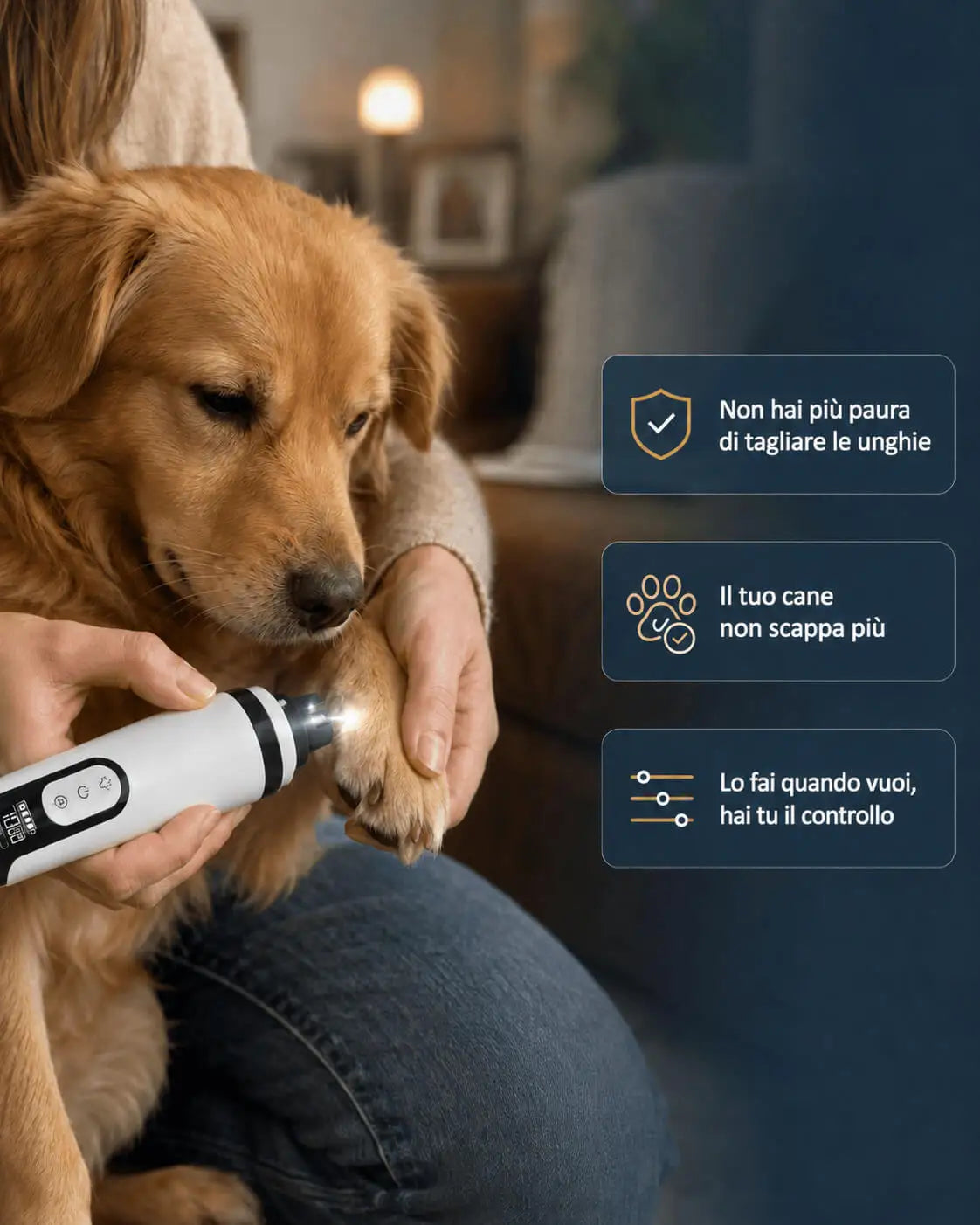 SafePaw™ — La certezza di non sbagliare quando tagli le unghie al tuo cane, anche se non l'hai mai fatto