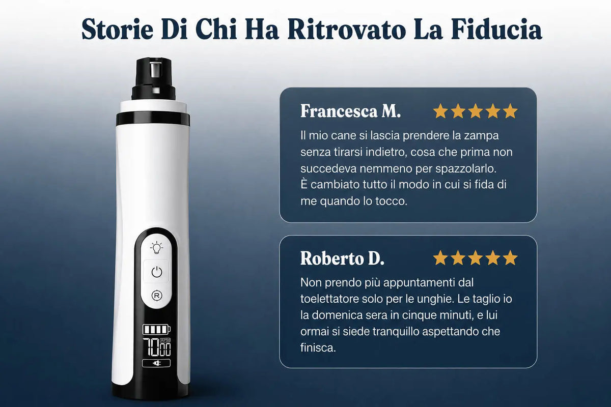 SafePaw™ — La certezza di non sbagliare quando tagli le unghie al tuo cane, anche se non l'hai mai fatto