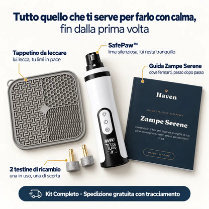 SafePaw™ — Tagli le unghie al tuo cane da solo, in pochi minuti, con la certezza di non fargli male